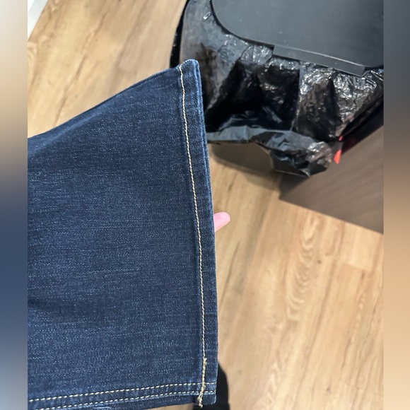 Lane Bryant Genius Fit Jeans Women Denim Jeans 24 Regular Dark Blue Denim - Picture 5 of 11